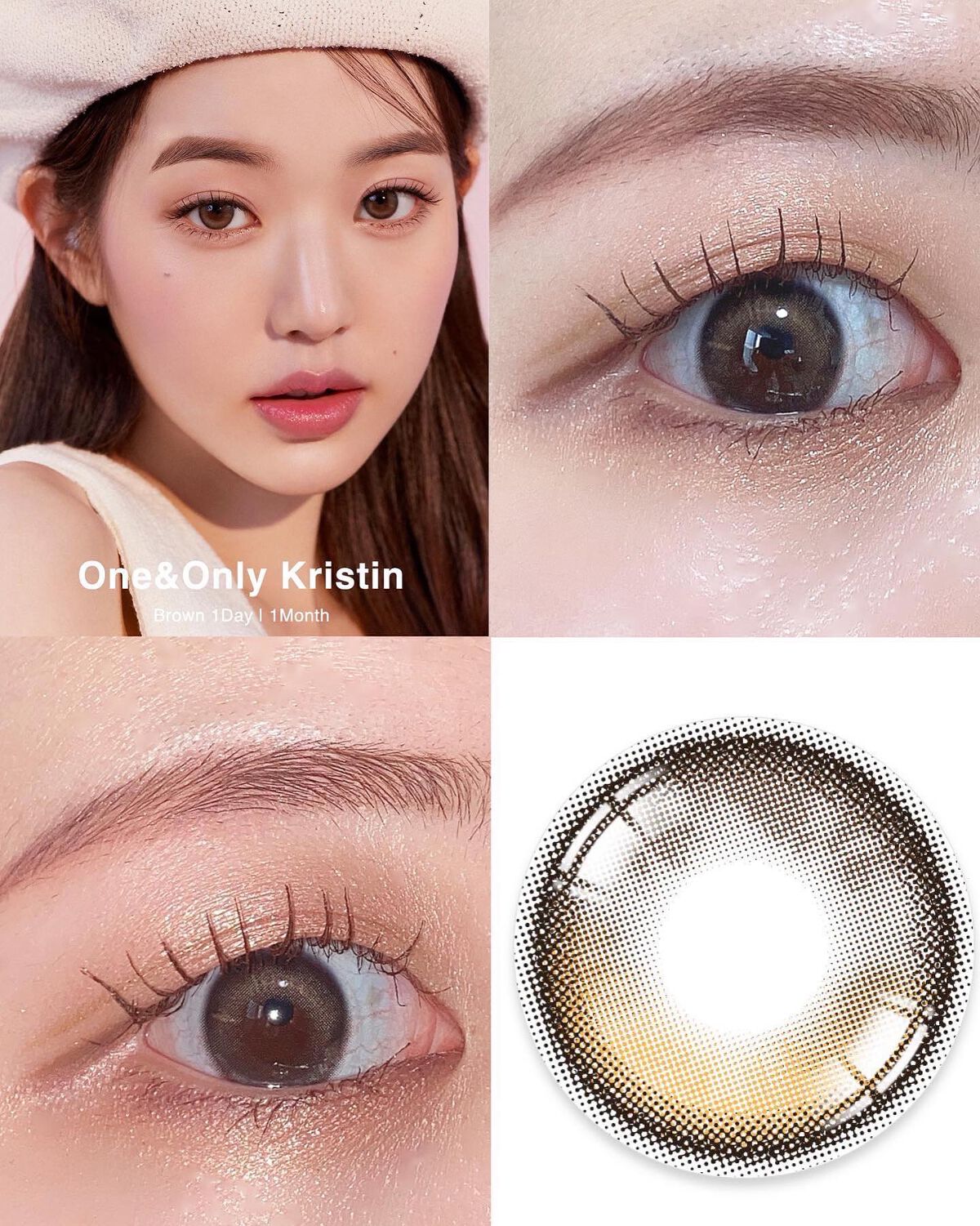 One & Only Kristin/Hapa kristin/カラーコンタクトレンズを使ったクチコミ（2枚目）