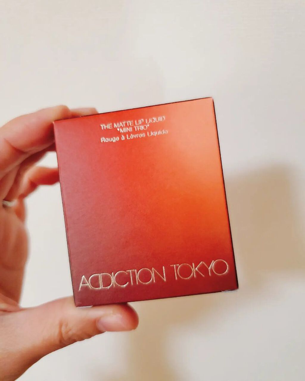 ザ マット リップ リキッド　“ミニ トリオ” 001 モーヴ セレクション/ADDICTION/口紅を使ったクチコミ（2枚目）