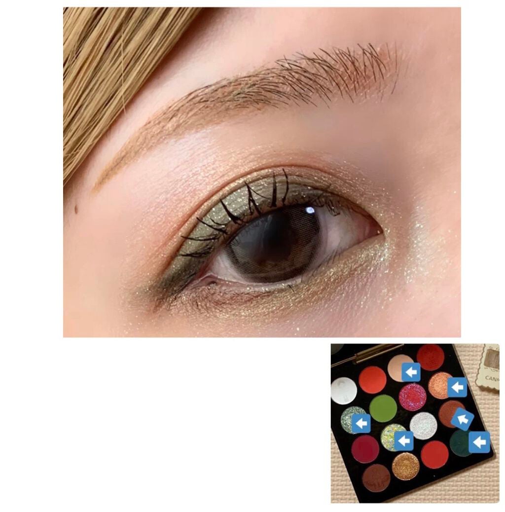 大英博物館 エジプトシリーズ アイシャドウパレット/ZEESEA/アイシャドウパレットを使ったクチコミ(7枚目)