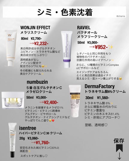 chama |ニキビ体質の正直レビュー🌻 on LIPS 「Qoo10メガ割✨恒例の肌悩み別♪今回はクリーム❤️クリームは..」(5枚目)
