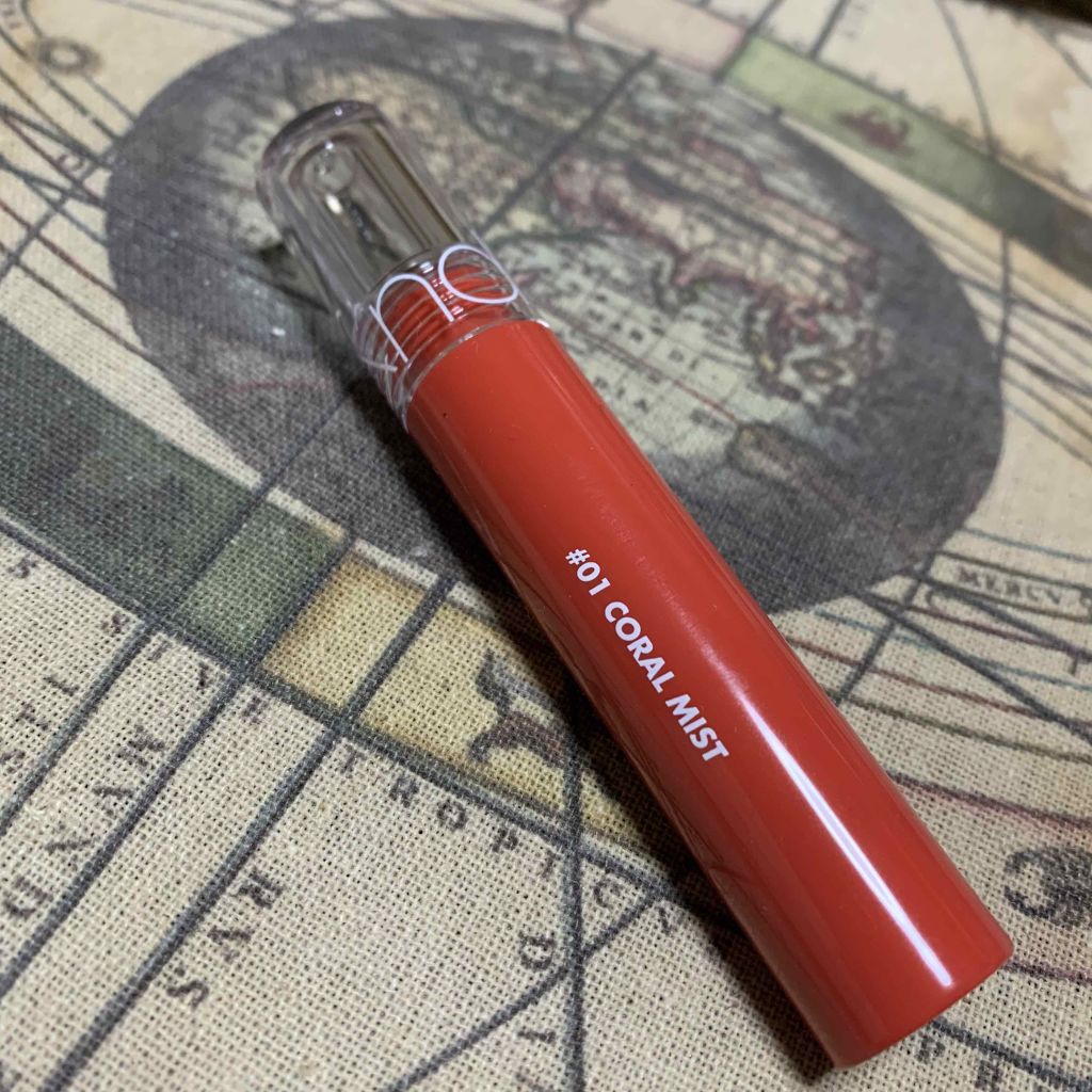 グラスティングウォーターティント/rom&nd/リップティントを使ったクチコミ(1枚目)