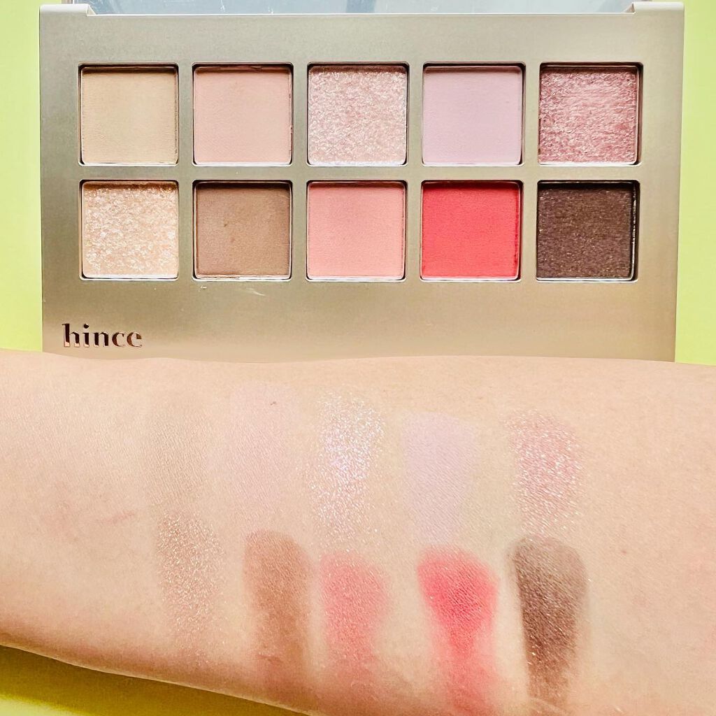 ニューデップスアイシャドウパレット/hince/アイシャドウパレットを使ったクチコミ(5枚目)