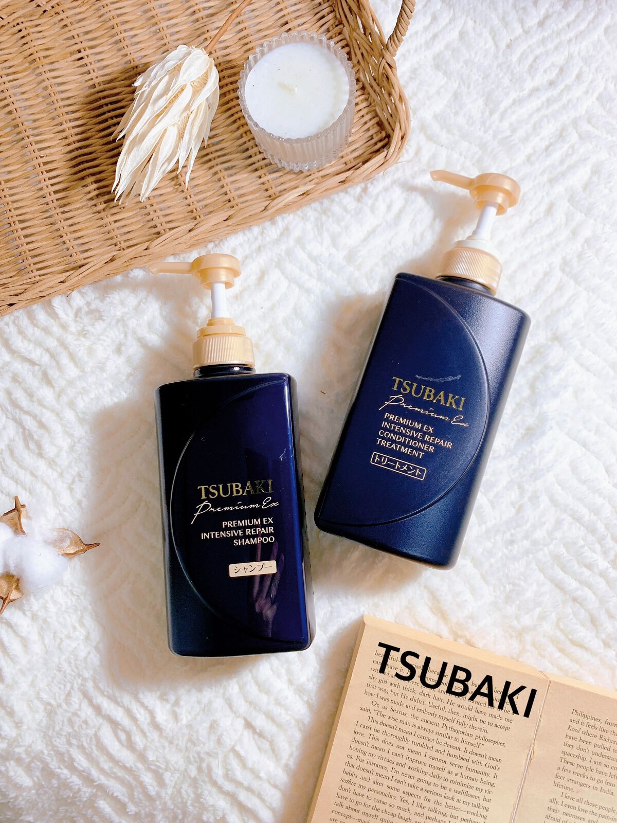 プレミアムＥＸ インテンシブリペア ＜シャンプー＞／コンディショナー＜ヘアトリートメント＞ /TSUBAKI/市販シャンプーを使ったクチコミ（1枚目）