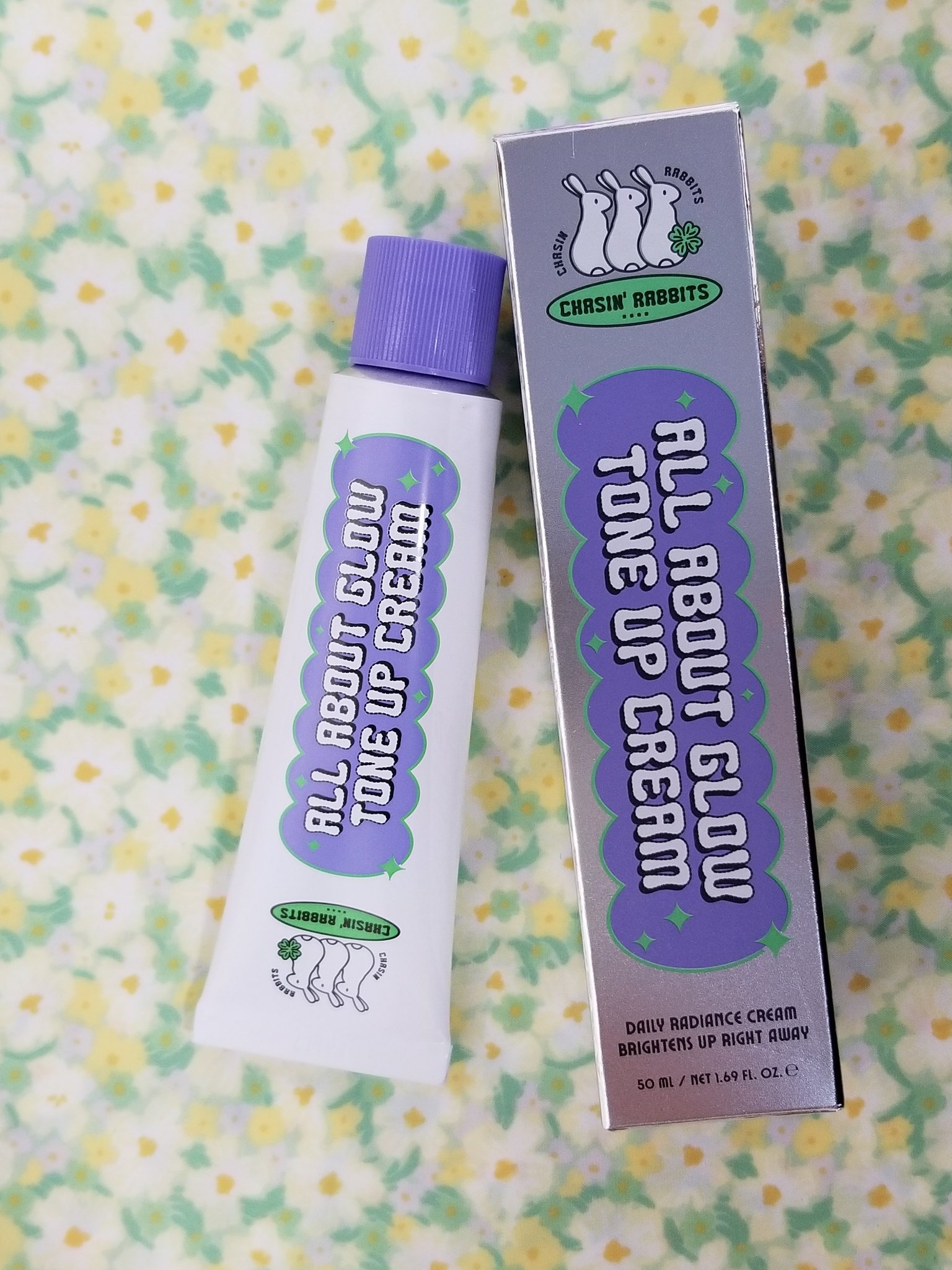 オールアバウトグロウトーンアップクリーム/CHASIN'RABBITS/化粧下地を使ったクチコミ（1枚目）