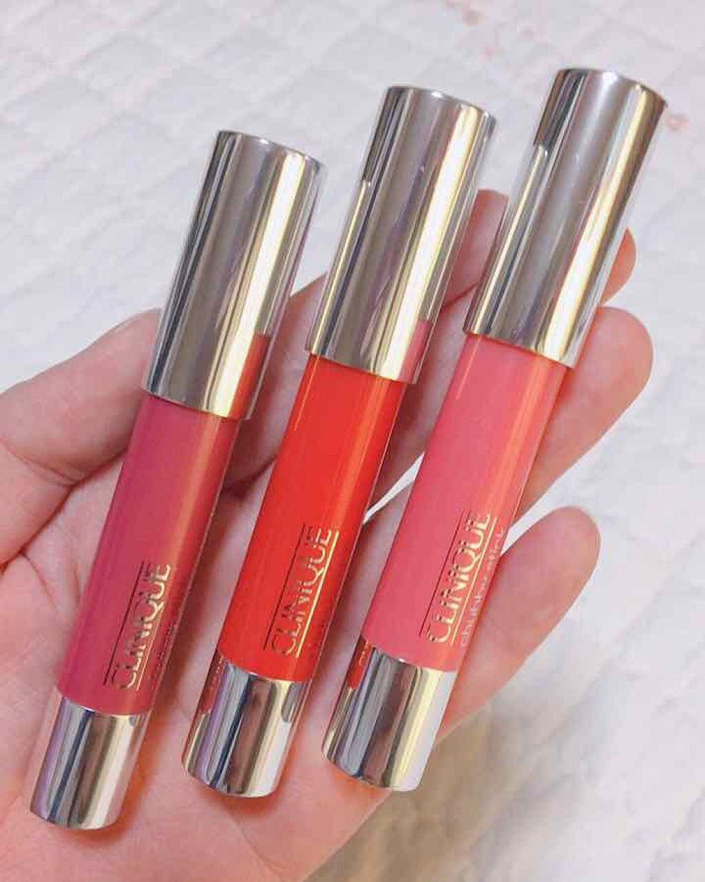 チャビー スティック モイスチャライジング リップ カラー バーム/CLINIQUE/口紅を使ったクチコミ(1枚目)