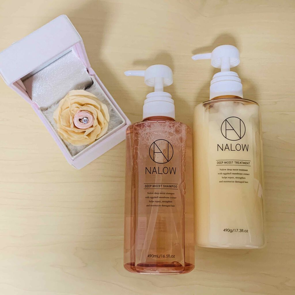 ディープモイスト シャンプー／トリートメント トリートメント490g/NALOW/市販シャンプーを使ったクチコミ（1枚目）