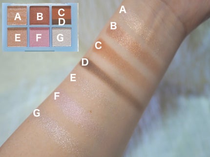 THE アイパレR/b idol/アイシャドウパレットを使ったクチコミ(6枚目)