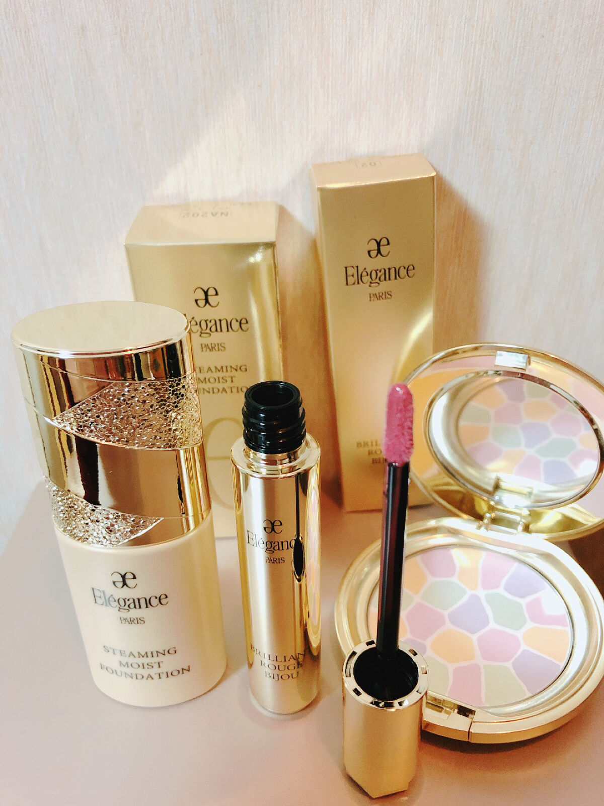 スティーミング スキン/Elégance/リキッドファンデーションを使ったクチコミ（1枚目）