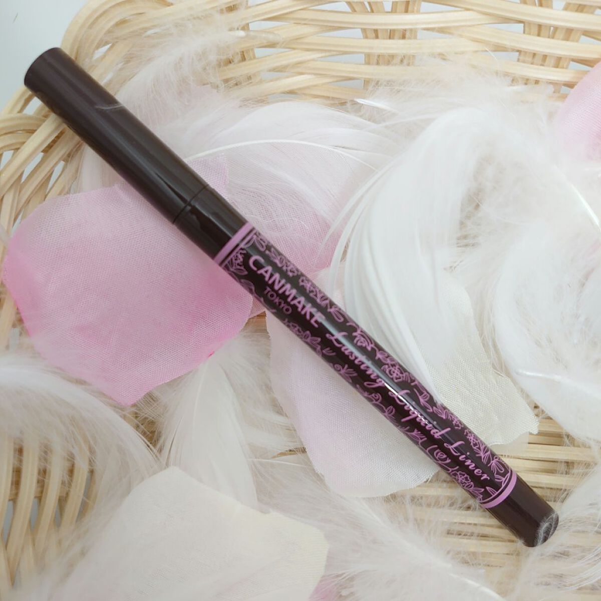 ラスティングリキッドライナー 02 ビターチョコブラウン/キャンメイク/リキッドアイライナーを使ったクチコミ（3枚目）