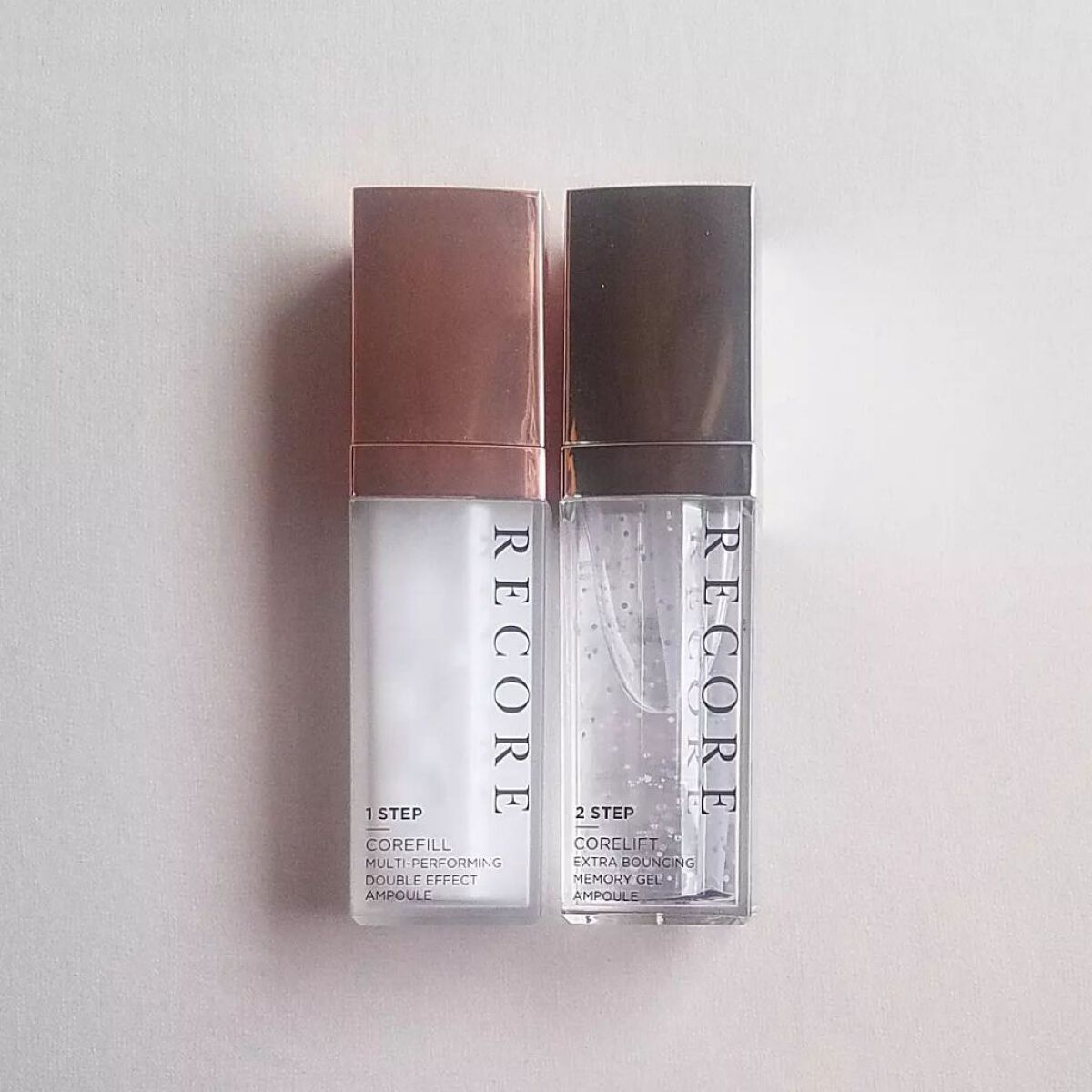 RECORE BE COREFUL スキンケアセット 試してみた】リコアアンプルガラスキット RECOREの効果・肌質別の