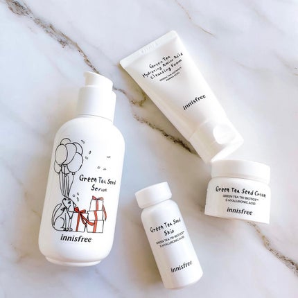 グリーンティーシード セラム N スペシャルセット/innisfree/スキンケアキットを使ったクチコミ(2枚目)