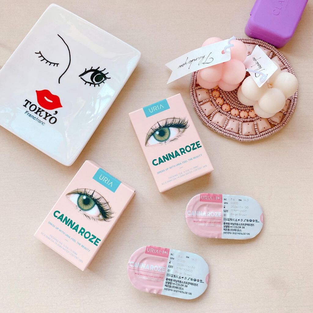 CANNA ROZE 1year/URIA i-DOL/カラーコンタクトレンズを使ったクチコミ(4枚目)