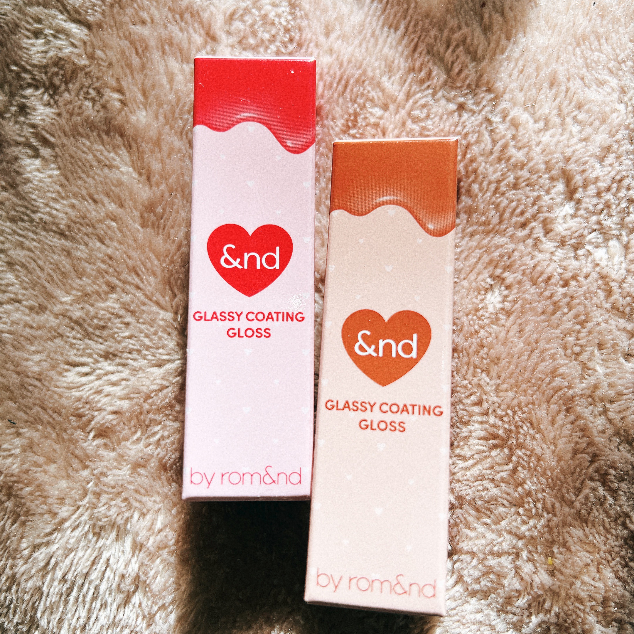 グラッシーコーティンググロス/&nd by rom&nd/リップグロスを使ったクチコミ（1枚目）