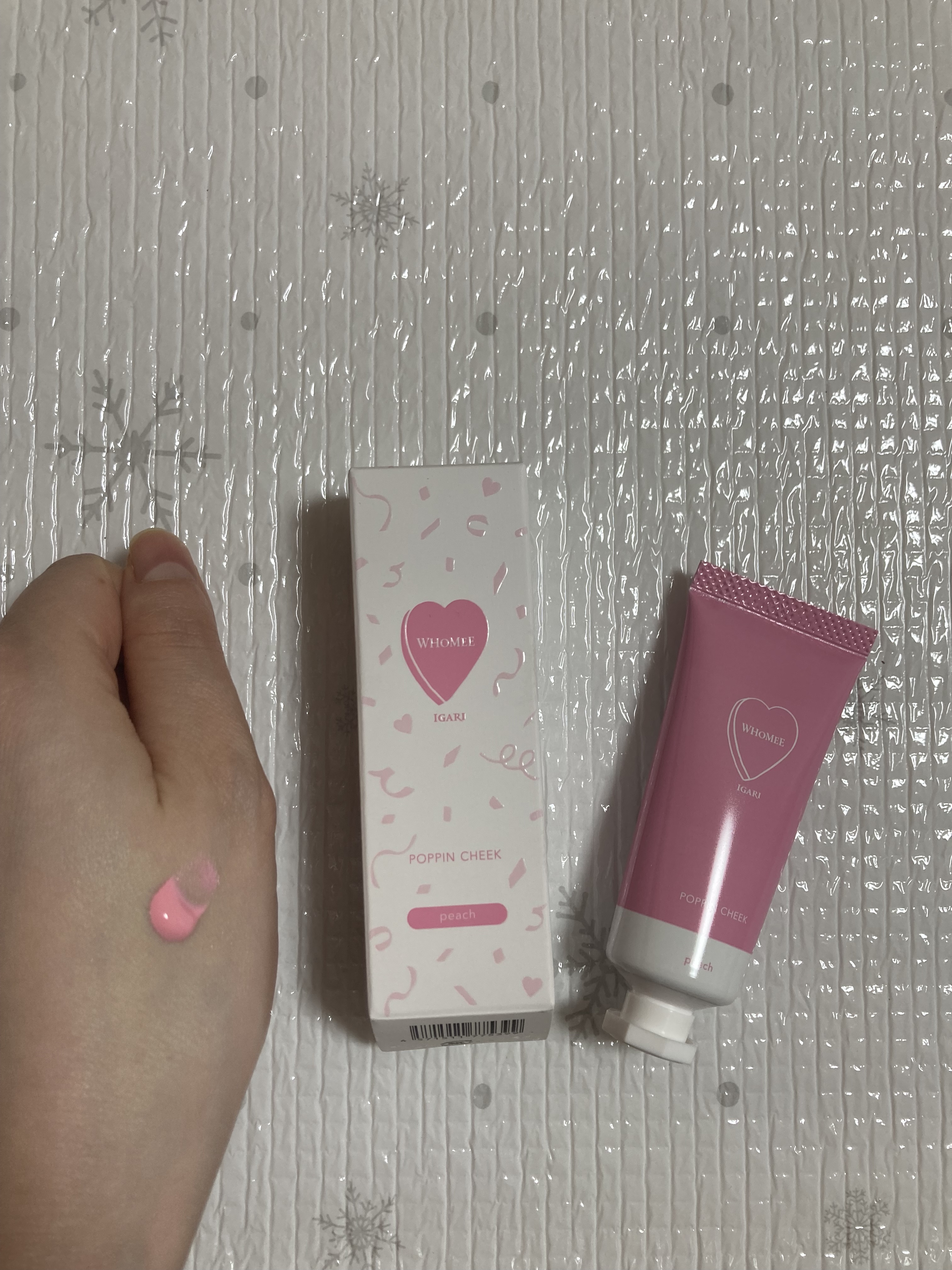ポッピンチーク/WHOMEE/ジェル・クリームチークを使ったクチコミ（2枚目）