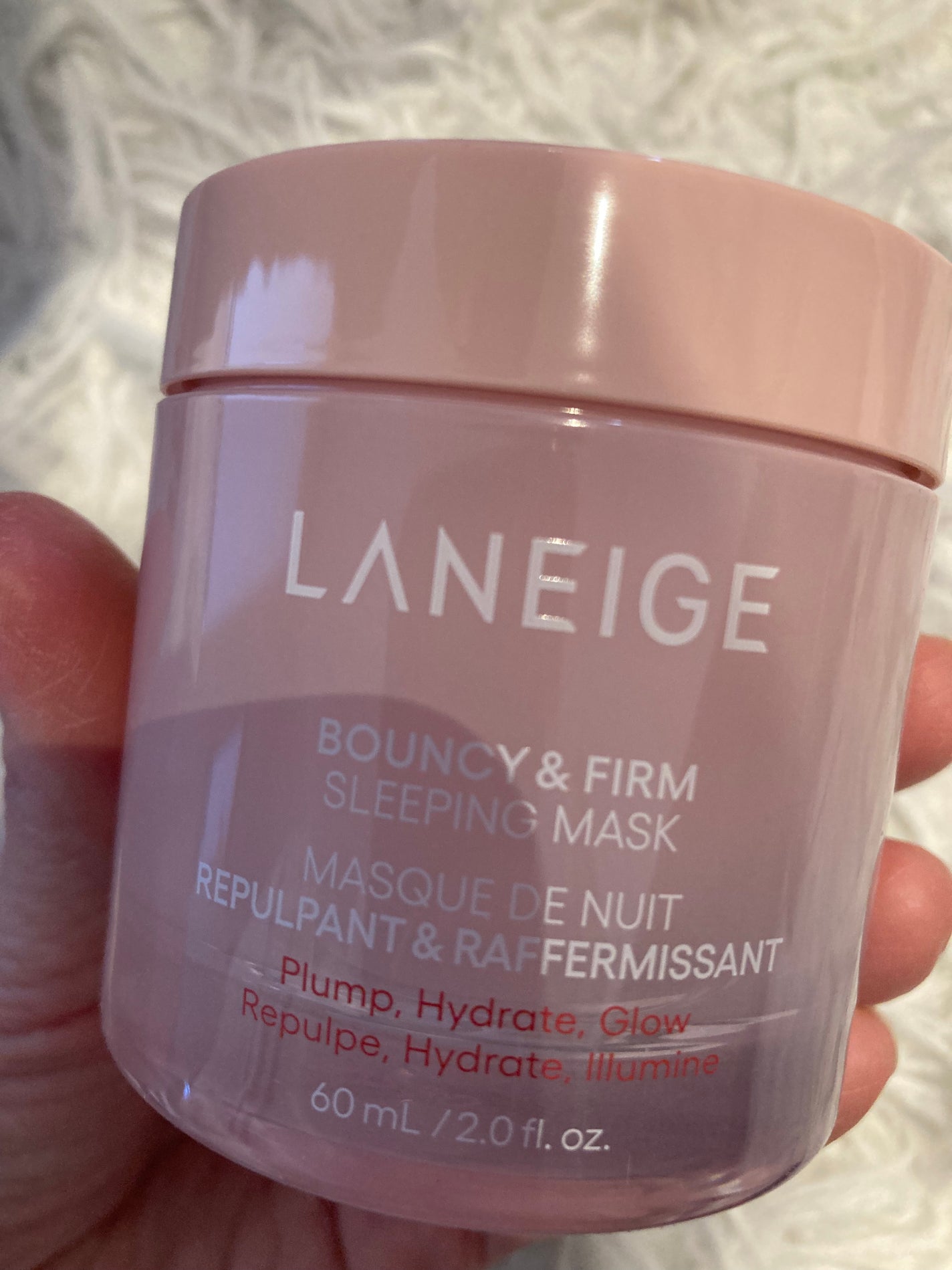 バウンシースリーピングマスク/LANEIGE/フェイスクリームを使ったクチコミ(2枚目)