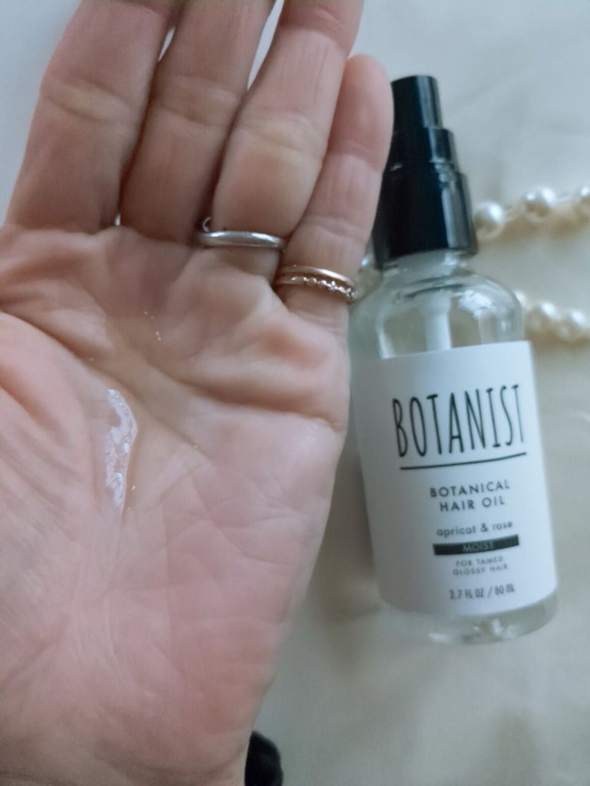 ボタニカルヘアオイル(モイスト)/BOTANIST/ヘアオイルを使ったクチコミ(3枚目)