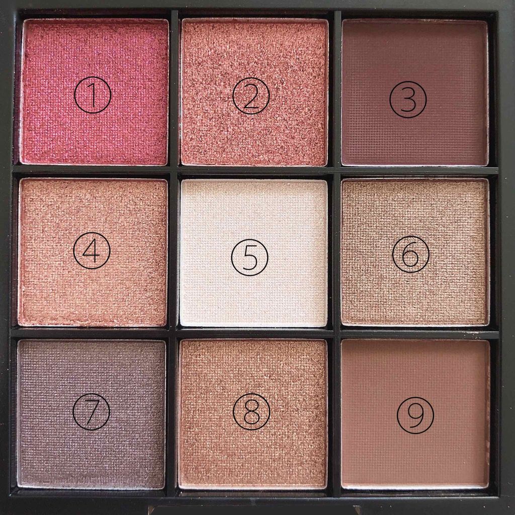 UR GLAM BLOOMING EYE COLOR PALETTE/U R GLAM/アイシャドウパレットを使ったクチコミ(2枚目)