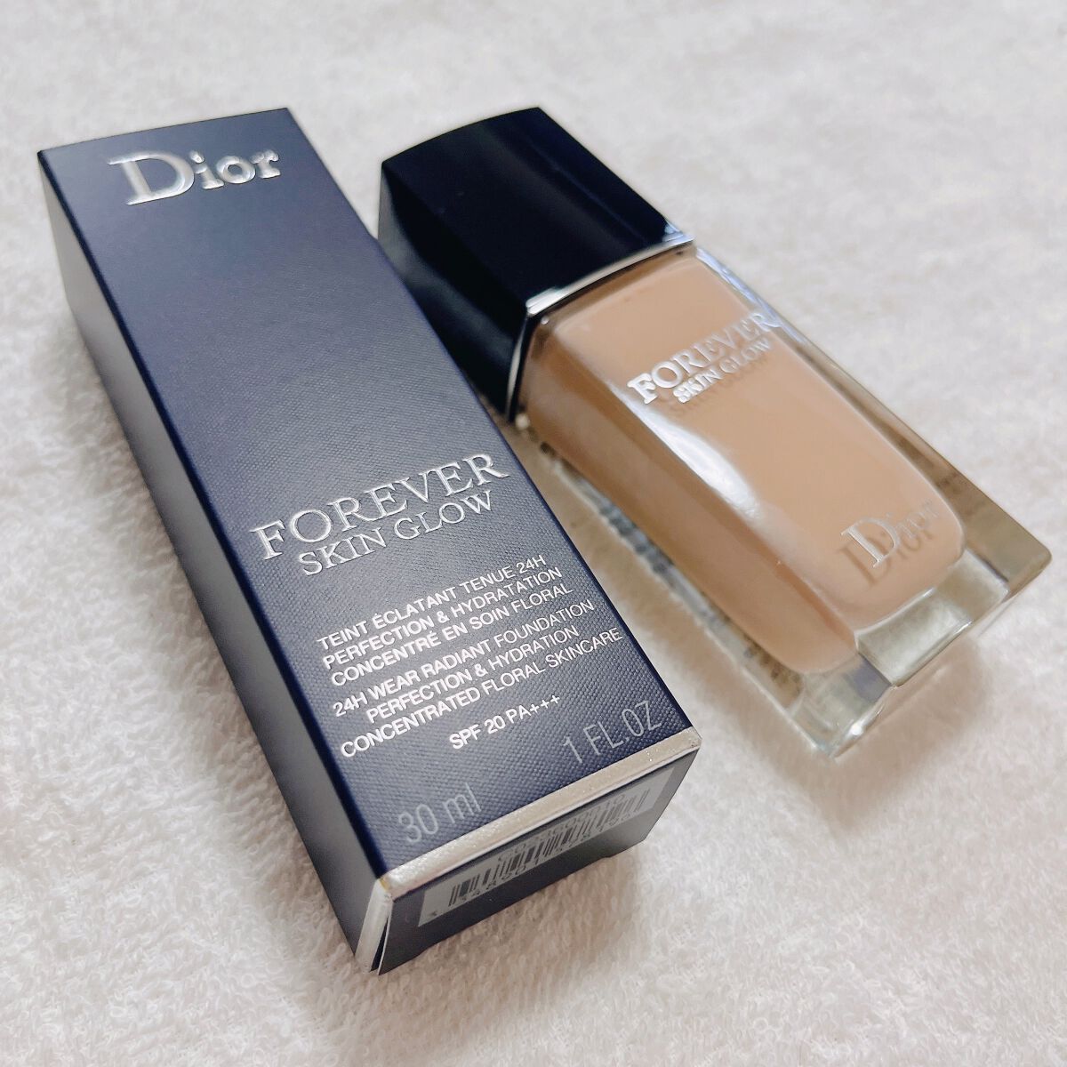 ディオールスキン フォーエヴァー フルイド グロウ/Dior/リキッドファンデーションを使ったクチコミ（4枚目）