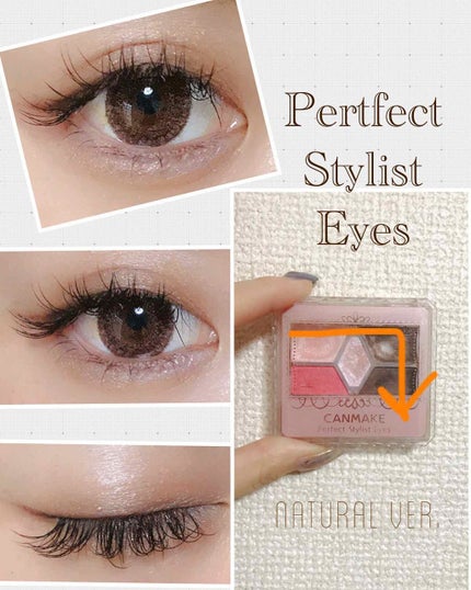 【旧品】パーフェクトスタイリストアイズ/キャンメイク/アイシャドウパレットを使ったクチコミ(1枚目)