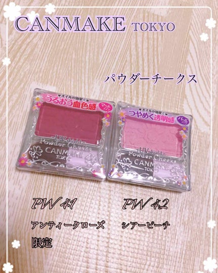 【旧品】パウダーチークス/キャンメイク/パウダーチークを使ったクチコミ(1枚目)