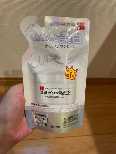 とろんと濃ジェル 薬用美白 N/なめらか本舗/オールインワン化粧品を使ったクチコミ（1枚目）