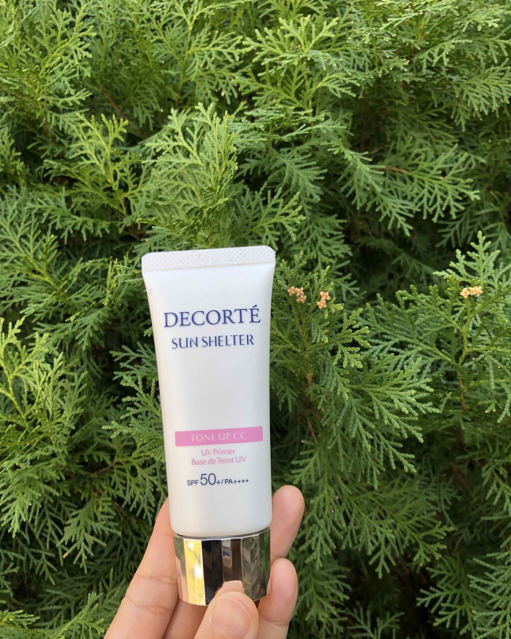 サンシェルター トーンアップCC/DECORTÉ/CCクリームを使ったクチコミ(1枚目)