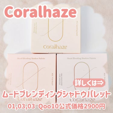 ムードブレンディングシャドウパレット/CORALHAZE/アイシャドウパレットを使ったクチコミ（2枚目）