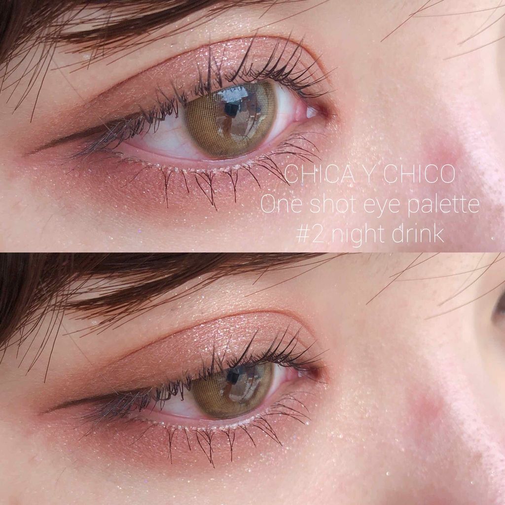 ワンショットアイパレット 02＃night drink/CHICAY CHICO/アイシャドウパレットを使ったクチコミ（1枚目）
