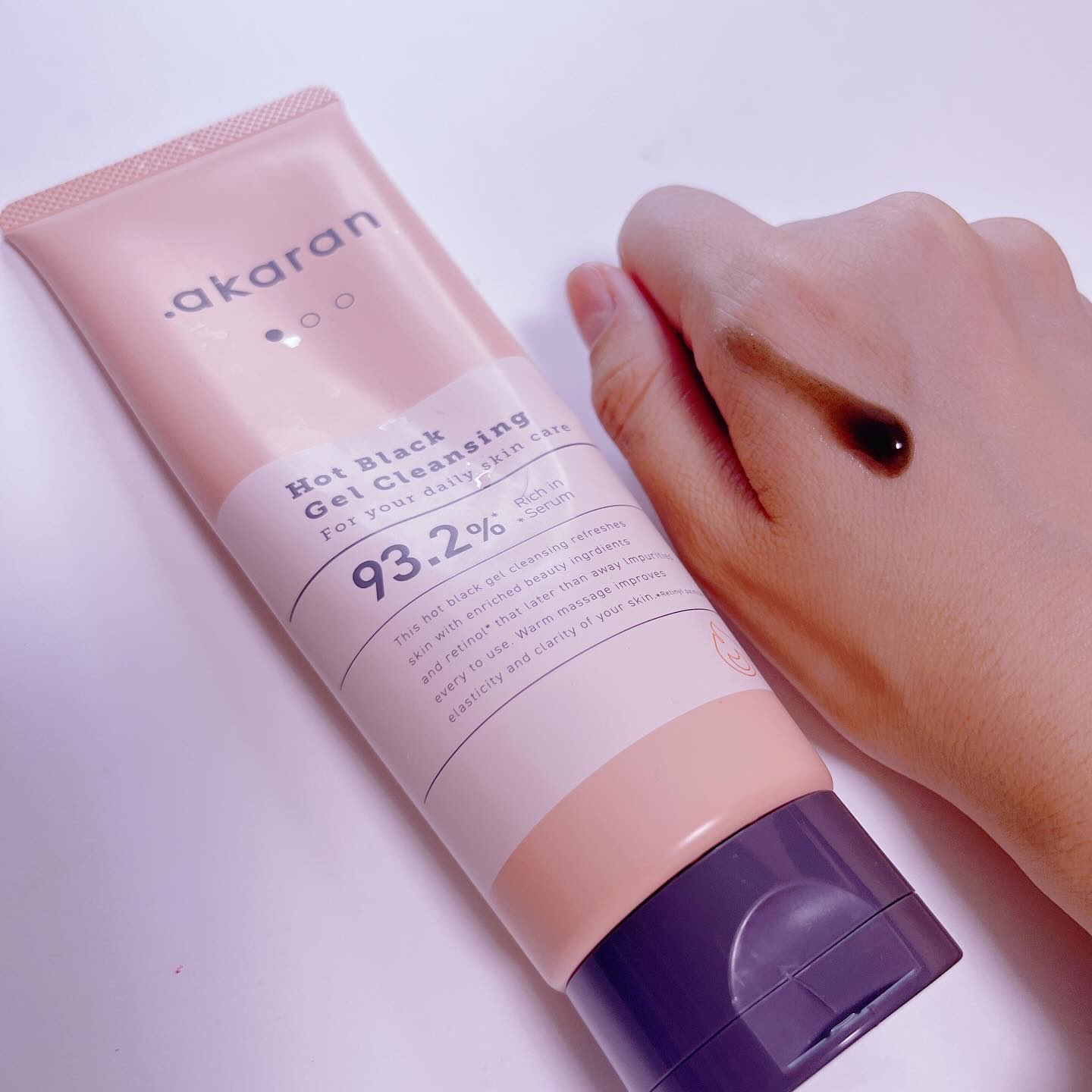 ホットブラックジェルクレンジング/.akaran/クレンジングジェルを使ったクチコミ（3枚目）