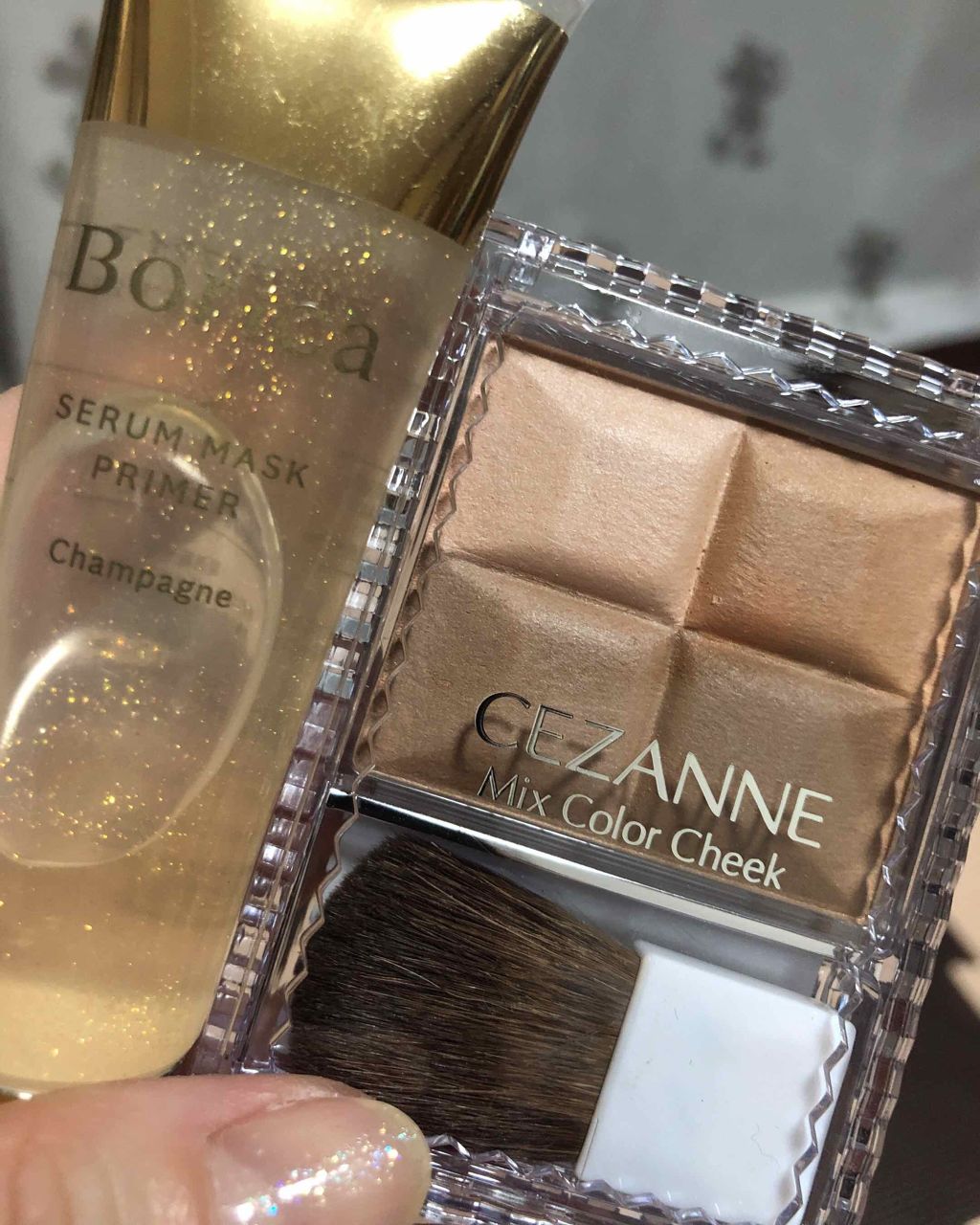 パールグロウハイライト/CEZANNE/パウダーハイライトを使ったクチコミ（1枚目）