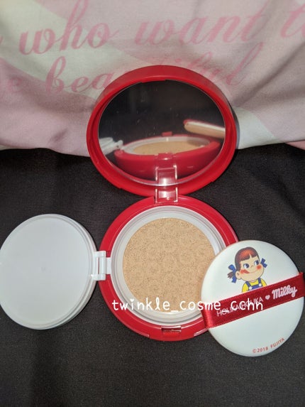 ペコちゃん ハードカバーグロウクッション/HOLIKA HOLIKA/クッションファンデーションを使ったクチコミ(2枚目)