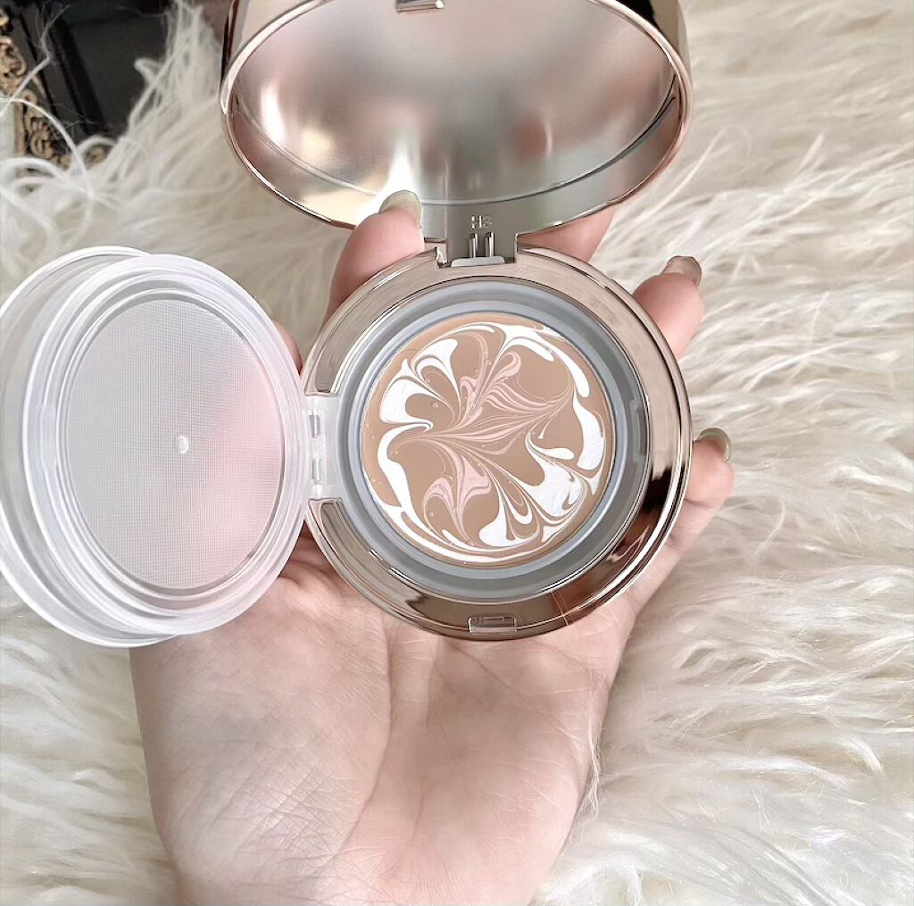 Serum foundation ライトオークル/ECLAS/クリーム・エマルジョンファンデーションを使ったクチコミ（3枚目）