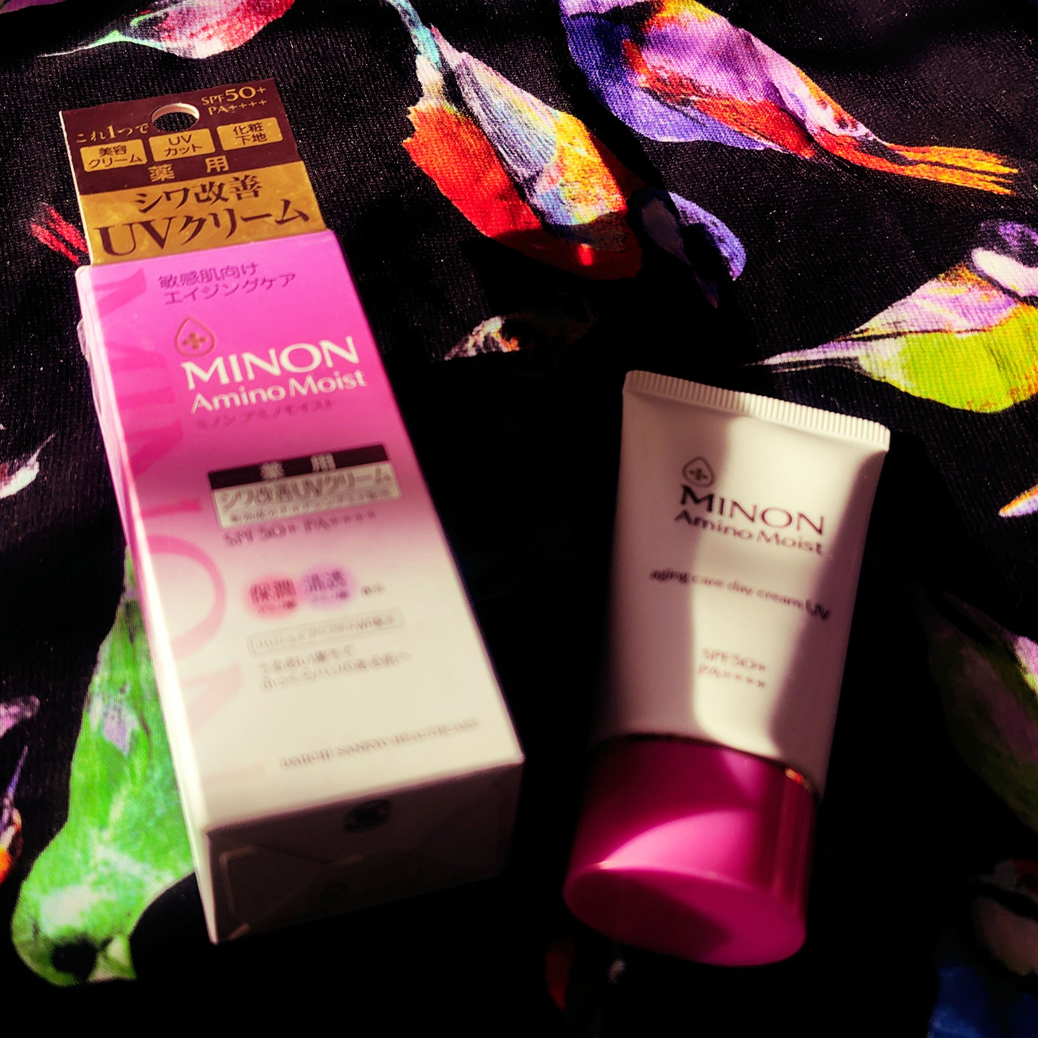 ミノン アミノモイスト エイジングケア デイクリームUV/ミノン/日焼け止めクリームを使ったクチコミ（1枚目）
