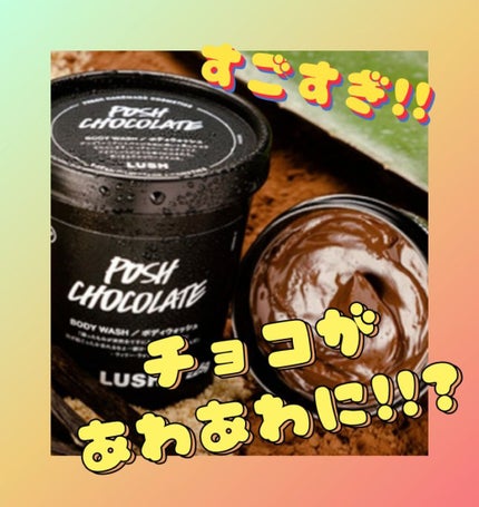 ポッシュチョコレート/ラッシュ/ボディソープを使ったクチコミ(1枚目)