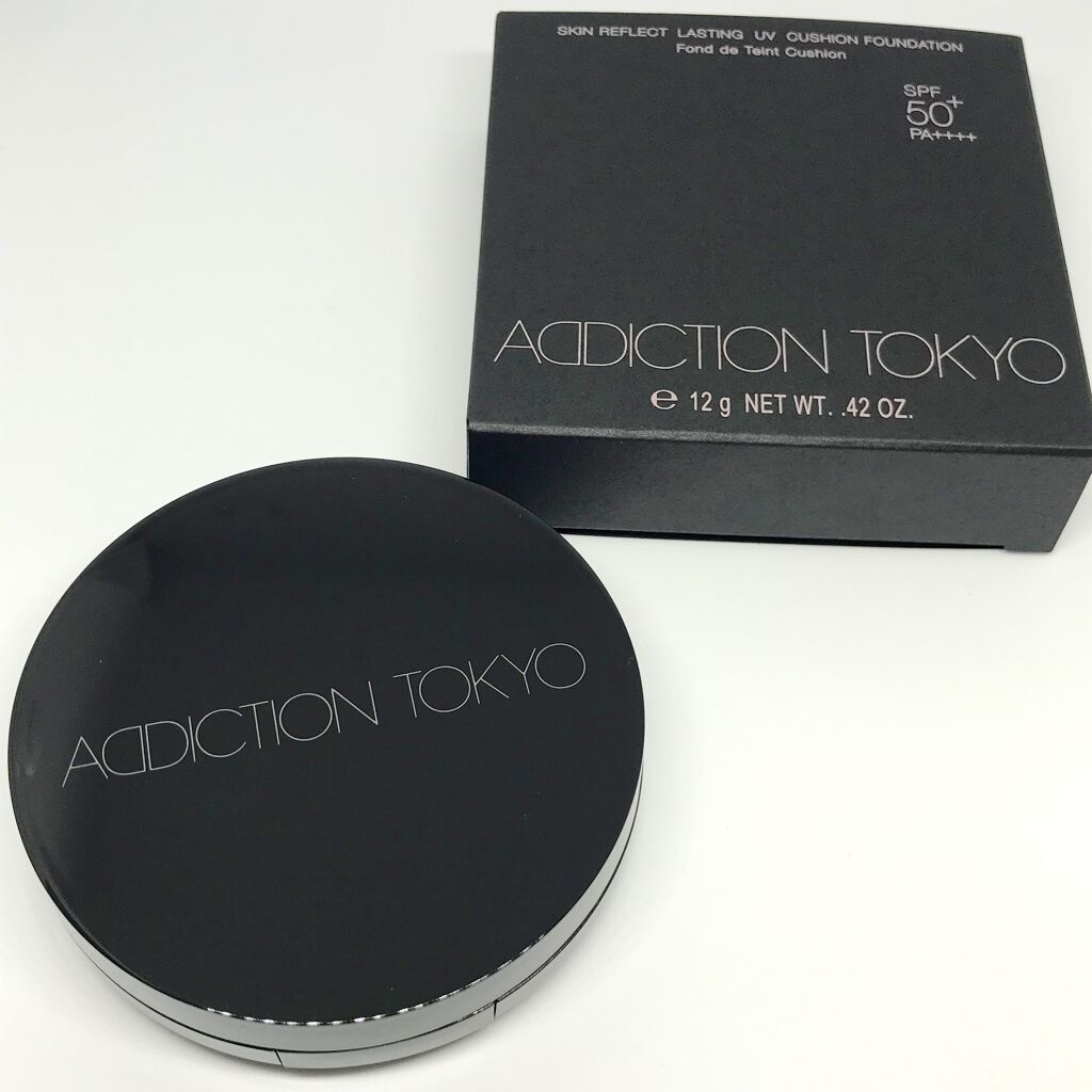 スキンリフレクト ラスティング UV クッションファンデーション クッションファンデーション パフ/ADDICTION/クッションファンデーションを使ったクチコミ（1枚目）