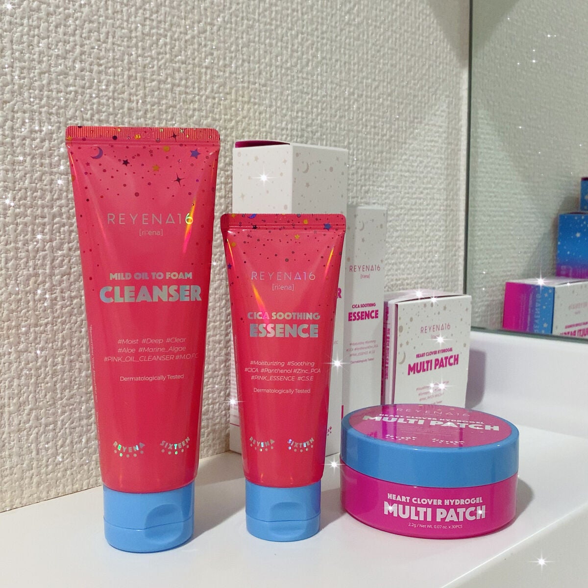 ハートクローバーハイドロゲルマルチパッチ/REYENA16/シートマスク・パックを使ったクチコミ(1枚目)