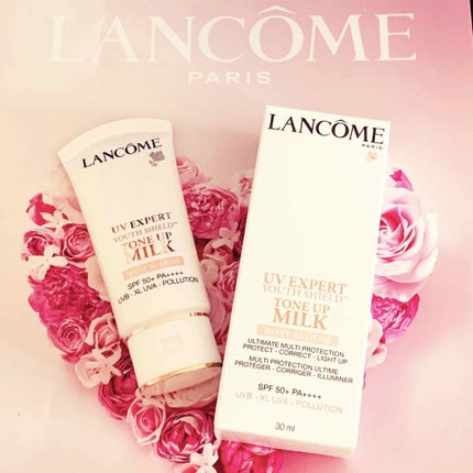 UV エクスペール トーン アップ ローズ/LANCOME/日焼け止め・UVケアを使ったクチコミ(1枚目)