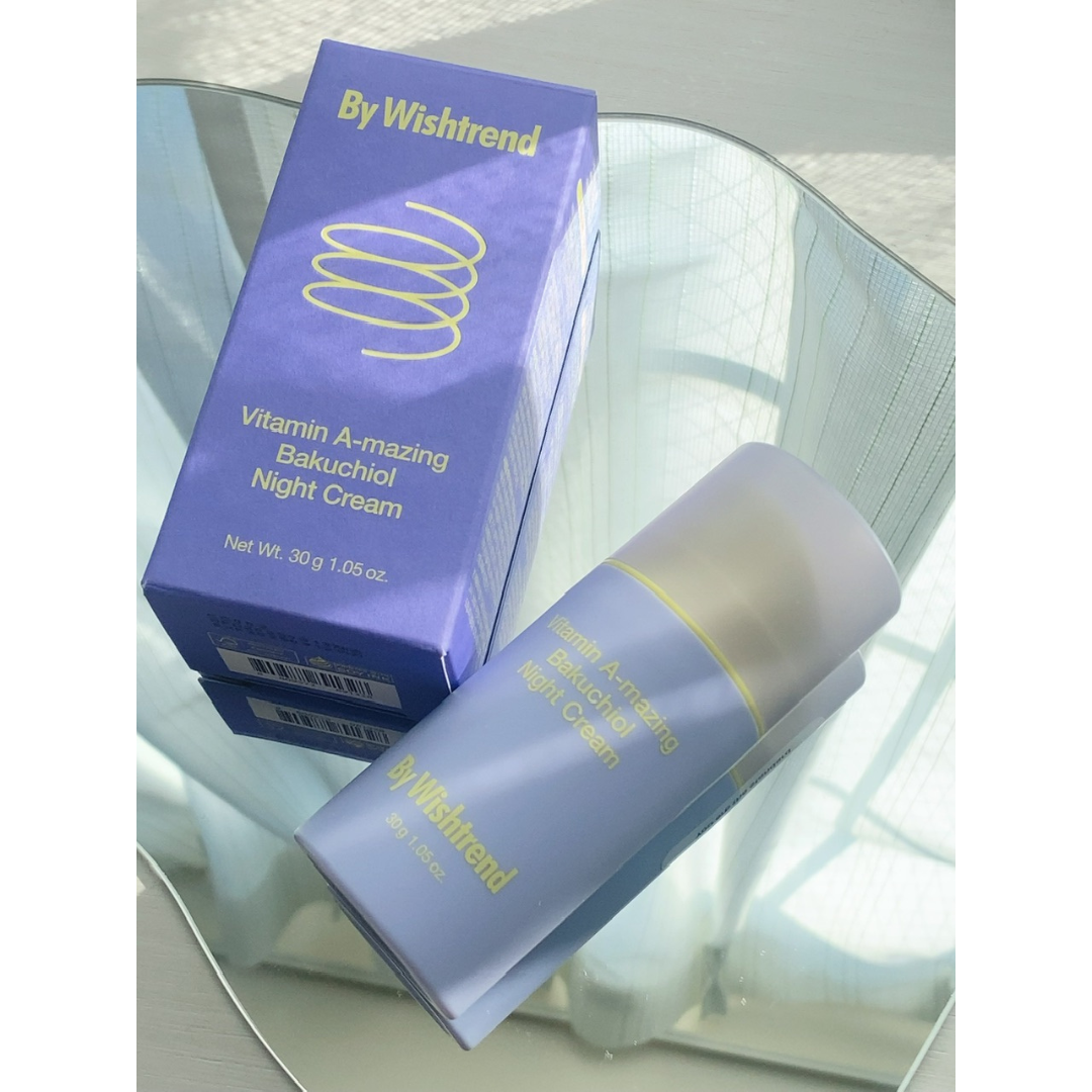 ビタミンA-mazingバクチオールナイトクリーム/By Wishtrend/フェイスクリームを使ったクチコミ（1枚目）