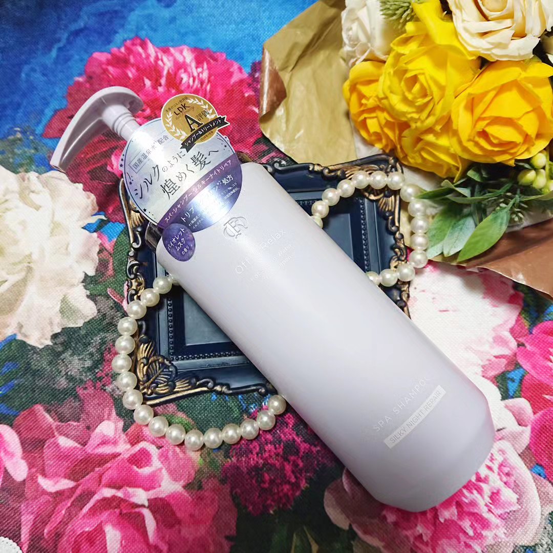 ＯＲ スパ・シャンプー／ヘアトリートメント シルキーナイトリペア/Off&Relax/市販シャンプーを使ったクチコミ（2枚目）