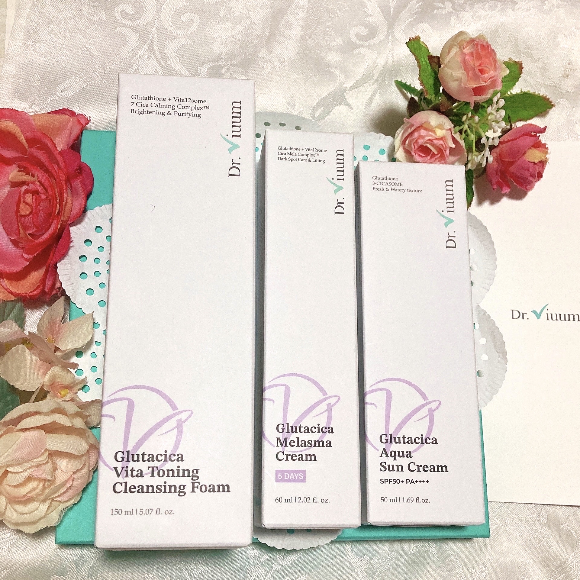 グルタシカ Aサンクリーム/Dr.Viuum/日焼け止めクリームを使ったクチコミ（2枚目）