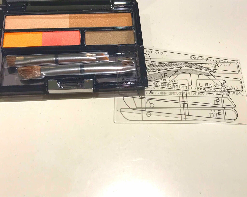 アイブロウ クリエイティブパレット/IPSA/パウダーアイブロウを使ったクチコミ(2枚目)