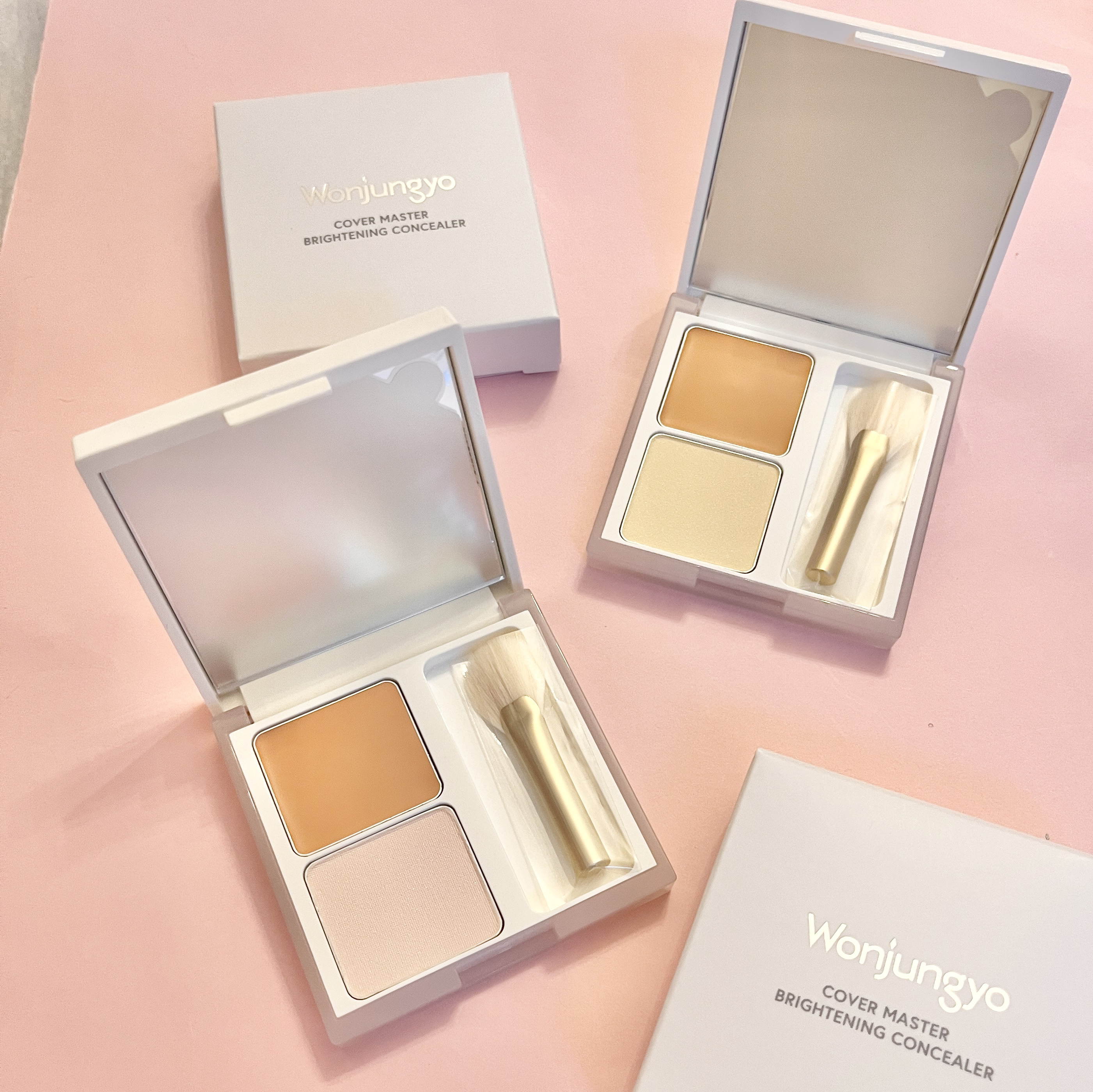 ウォンジョンヨ　カバーマスター ブライトニングコンシーラー/Wonjungyo/パレットコンシーラーを使ったクチコミ（3枚目）