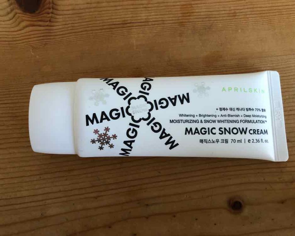 MAGIC SNOW CREAM/APRILSKIN/フェイスクリームを使ったクチコミ（1枚目）