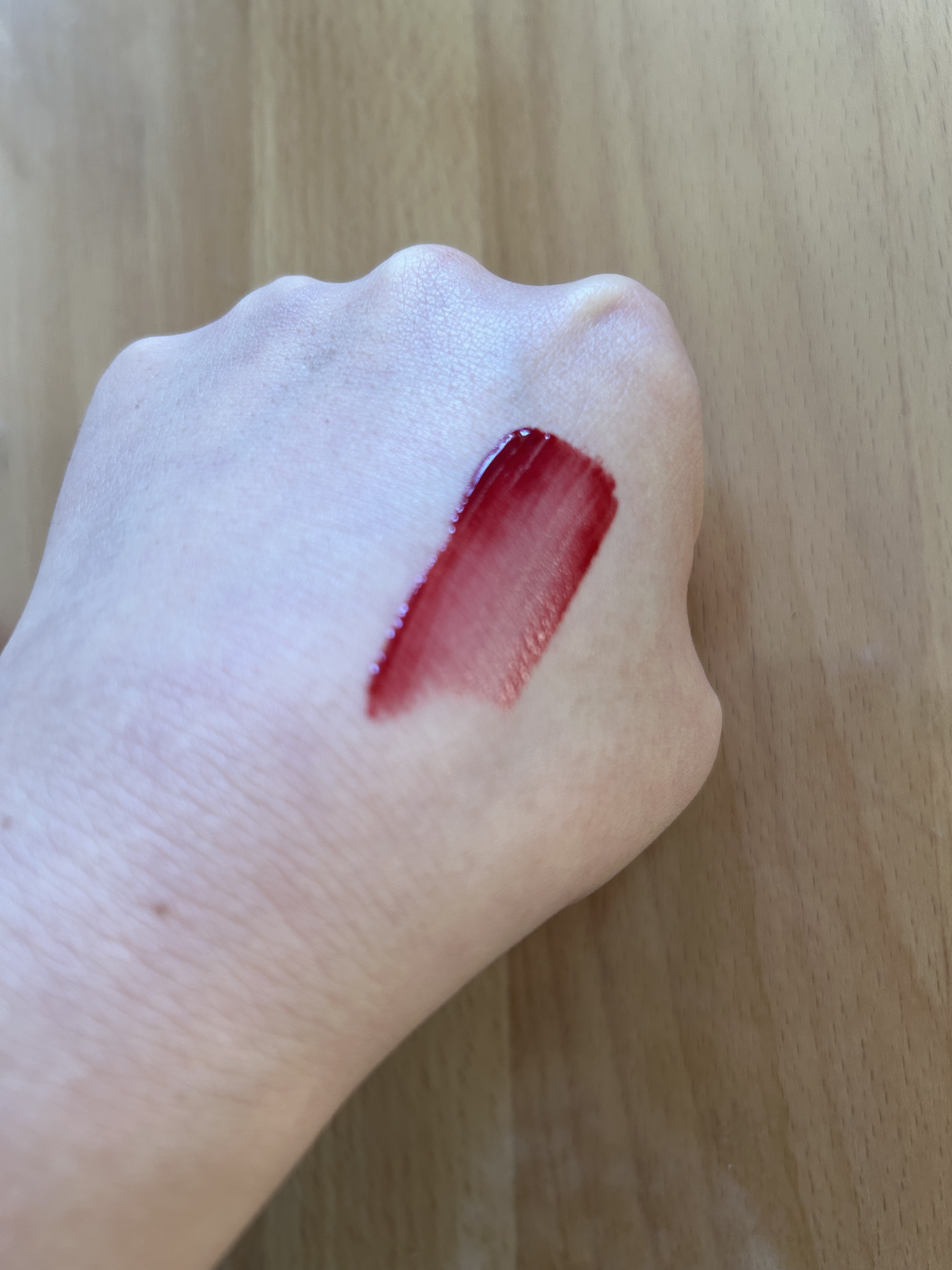 ロウグロウジェルティント R015 バイト/hince/リップティントを使ったクチコミ（2枚目）