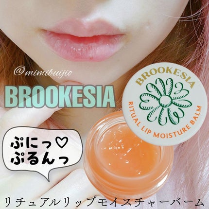 リチュアルリップモイスチャーバーム/BROOKESIA/フェイスバームを使ったクチコミ(1枚目)