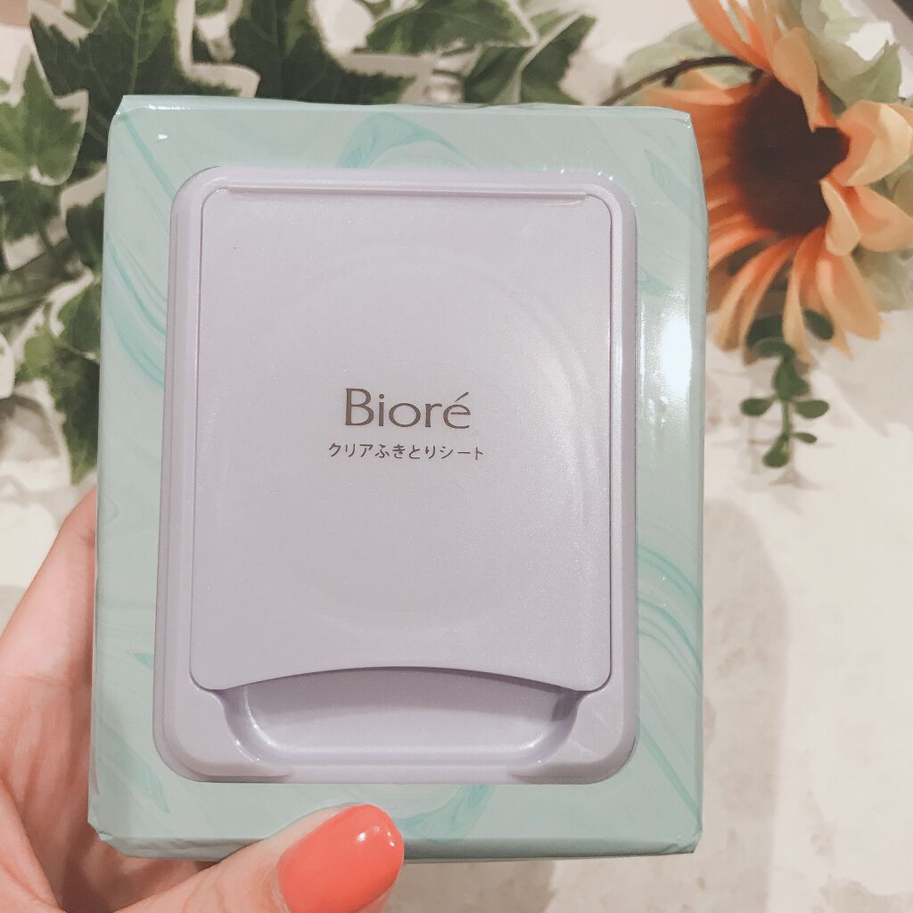 クリアふきとりシート/ビオレ/クレンジングシートを使ったクチコミ(2枚目)