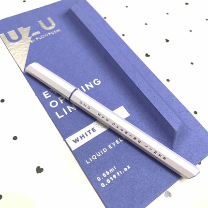 EYE OPENING LINER/UZU BY FLOWFUSHI/リキッドアイライナーを使ったクチコミ(1枚目)