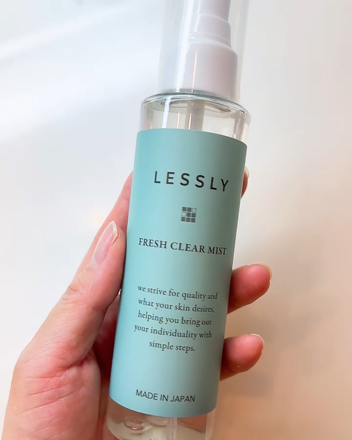 LESSLY  フレッシュクリアミスト/nijiCREATION/ミスト状化粧水を使ったクチコミ（1枚目）