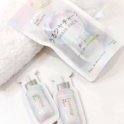 ザビューティ うるツヤチャージヘアパック/エッセンシャル/ヘアマスク・ヘアパックを使ったクチコミ(2枚目)