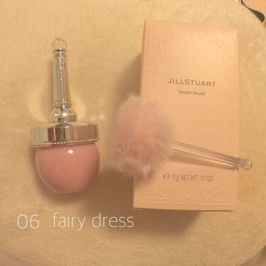 ルースブラッシュ 06 fairy dress/JILL STUART/パウダーチークを使ったクチコミ（1枚目）